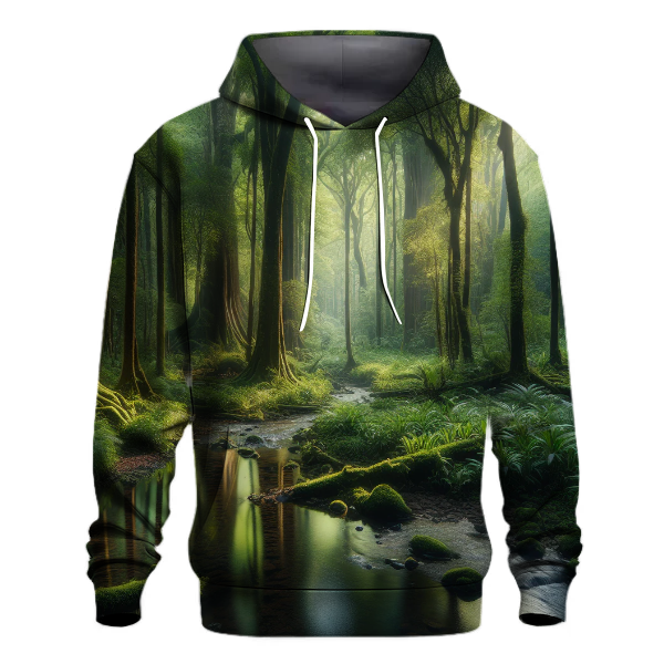 Serene Forest Retreat Hoodie