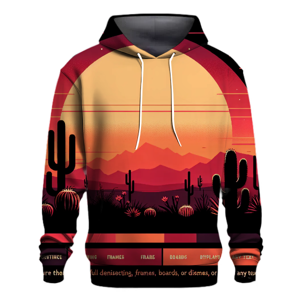 Bohemian Desert Sunset Hoodie