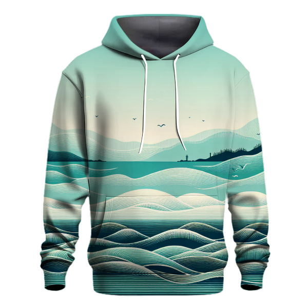 Glacial River Gradient Hoodie Hoodie Designs