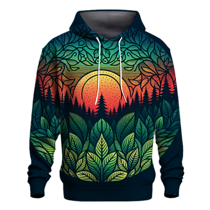 Forest Canopy Sunset Hoodie