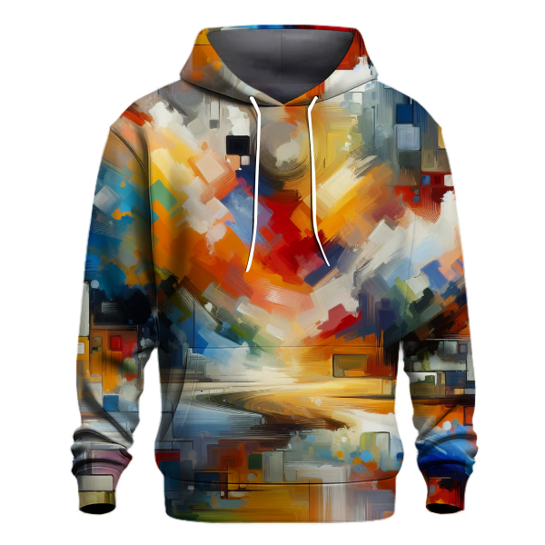 Abstract Expressionist Vibes Hoodie