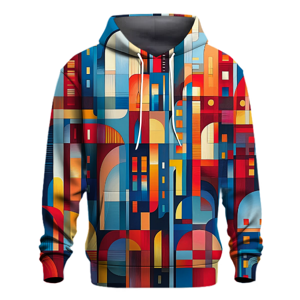 Abstract Cityscape Hoodie