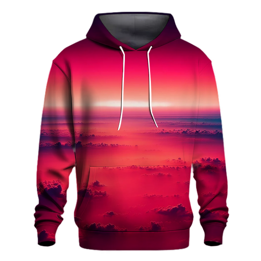 Crimson Sky Serenade Hoodie