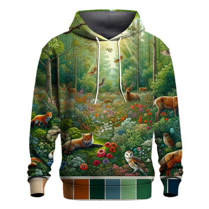 Forest Fauna Friends Hoodie