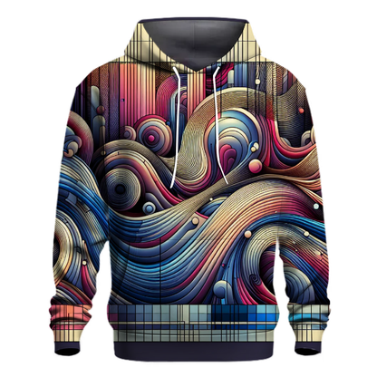 Abstract Audio Waves Hoodie