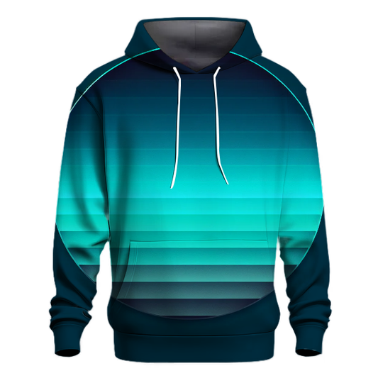 Cyan Glow Hoodie