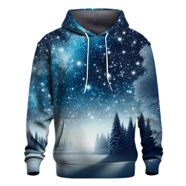 Christmas Starry Night Design Hoodie