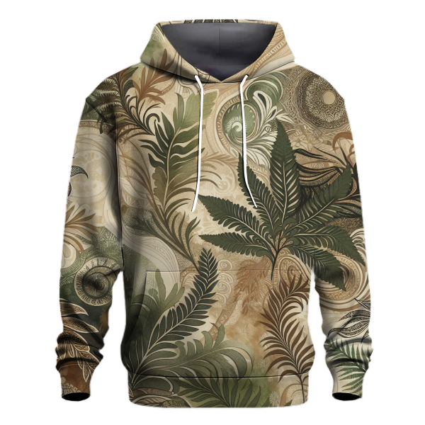 Forest Ferns Delight Hoodie