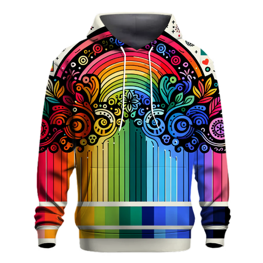 Vivid Rainbow Hoodie