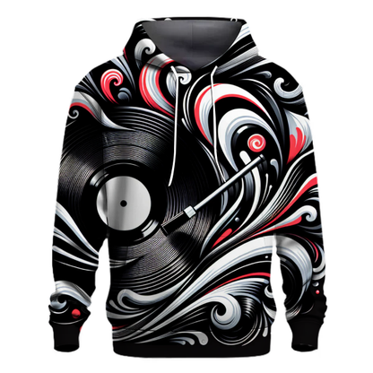 70s Vinyl Groove Hoodie