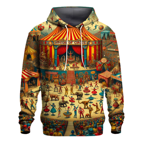 Vintage Circus Extravaganza Hoodie