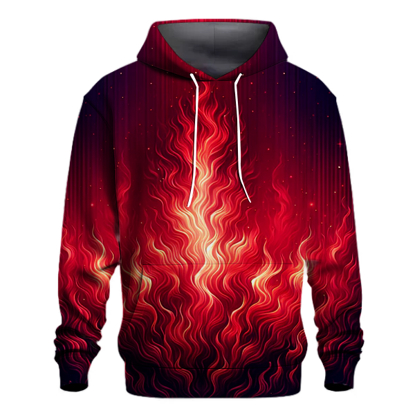 Crimson Blaze Illusion Hoodie