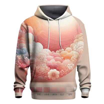 Blossoming Petals Ombre Hoodie