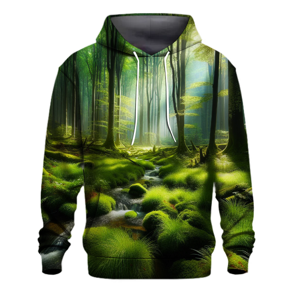 Serene Forest Escape Hoodie