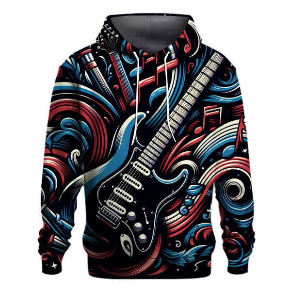 70s Rock and Roll Vibes Hoodie