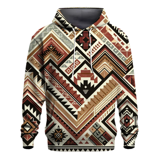 Abstract Aztec Groove Hoodie