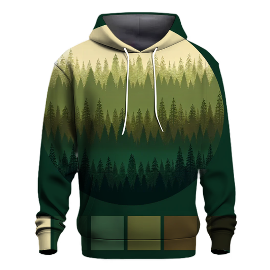 Forest Echo Gradient Hoodie