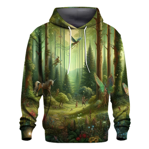 Mythical Forest Encounter Hoodie