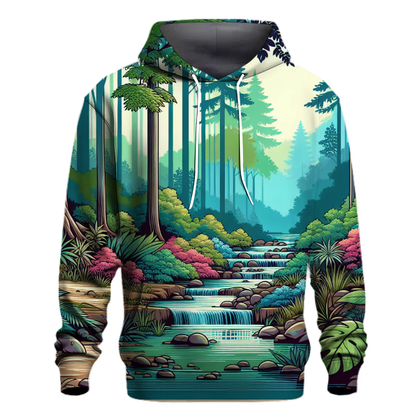 Serene Forest Sanctuary Hoodie