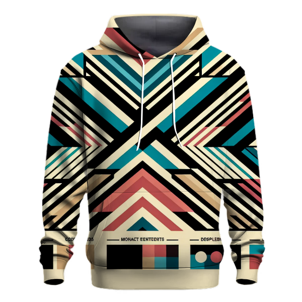 Abstract Chevron Fusion Hoodie