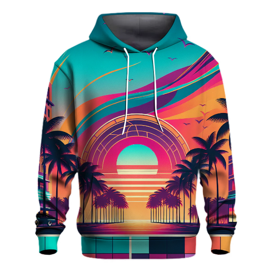 80s Miami Vibes Hoodie