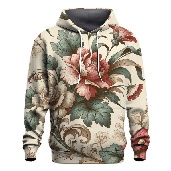 Vintage Floral Patterns Hoodie