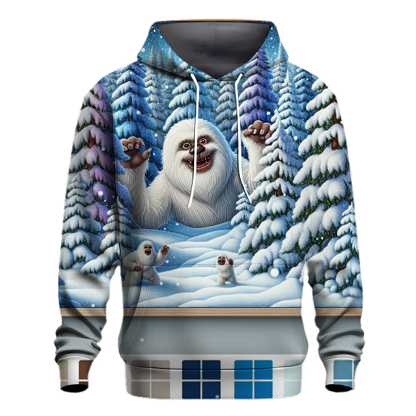 Yuletide Yeti Hide and Seek Hoodie