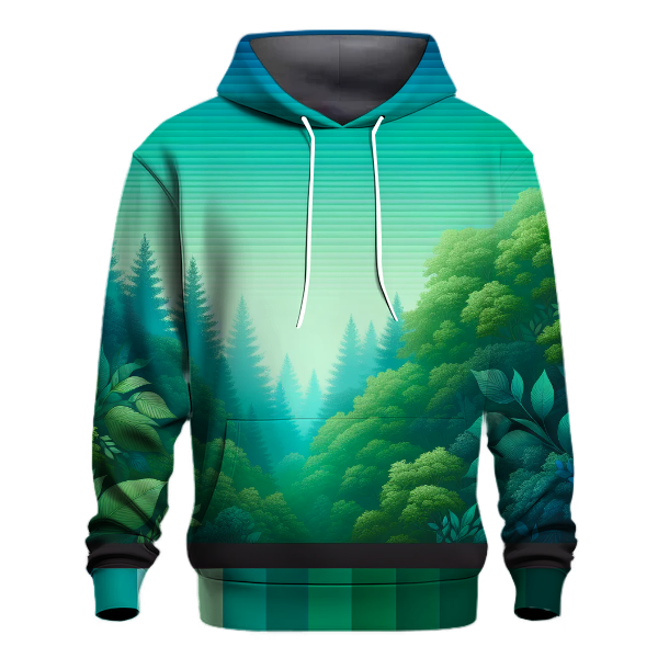 Forest Canopy Gradation Hoodie