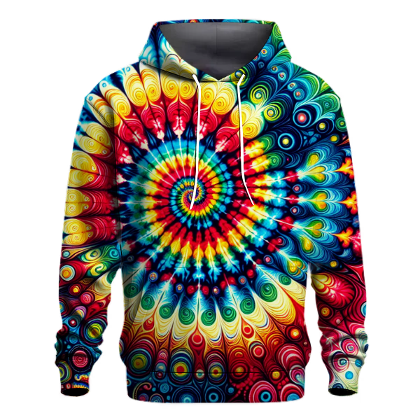 Rainbow Tie-Dye Bliss Hoodie