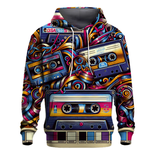 Abstract Cassette Groove Hoodie