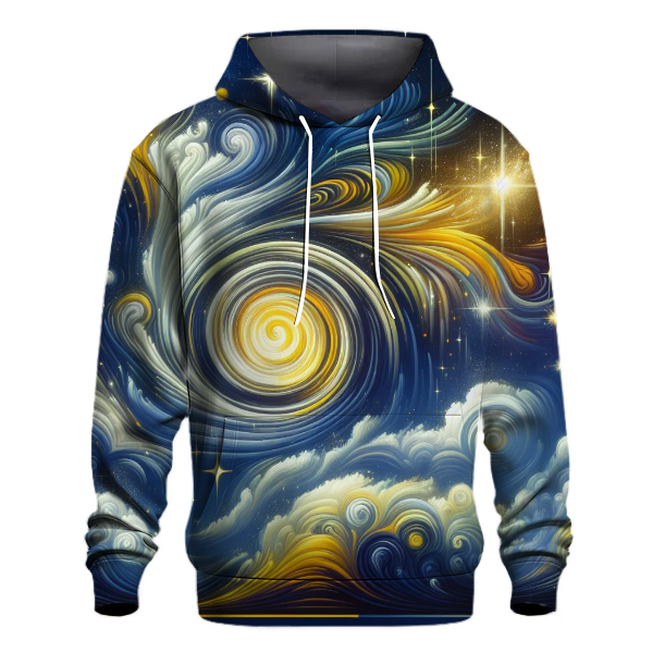 Starry Night Retro Hoodie