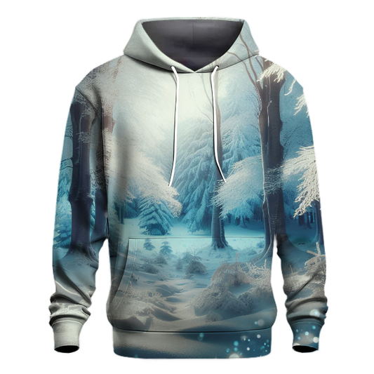 Enchanted Snowy Forest Hoodie