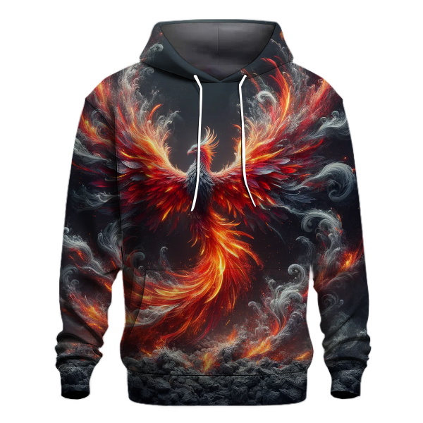 Mystical Phoenix Rising Hoodie