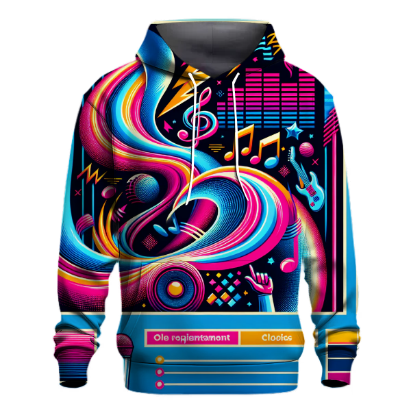 80s Electro Beats Hoodie