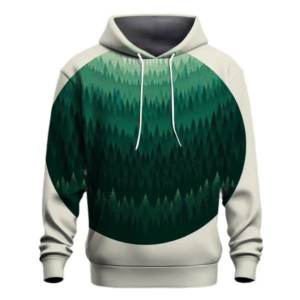 Mystic Forest Gradient Design Hoodie