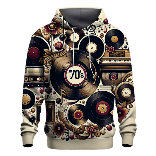 Vintage Vinyl Record Hoodie