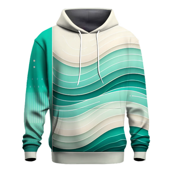 Serenity in Ocean Hues Hoodie