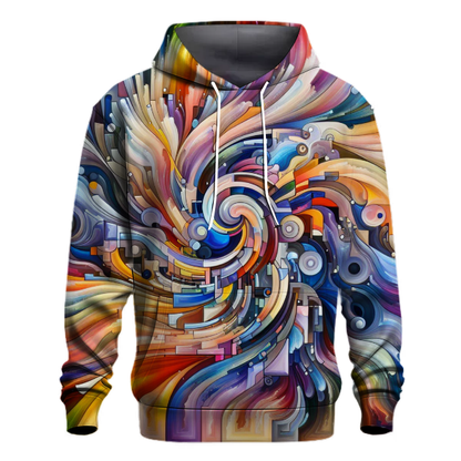 Abstract Color Burst Hoodie