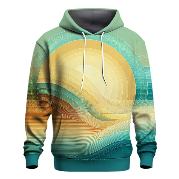 Tropical Sunrise Glow Hoodie