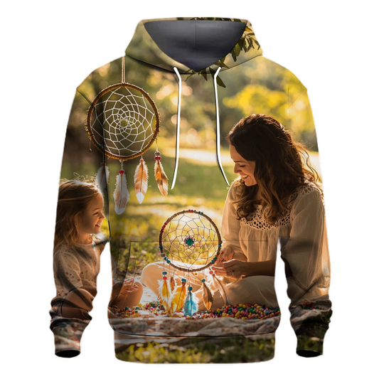 Woven Dreams Creating a Dreamcatcher Together Hoodie