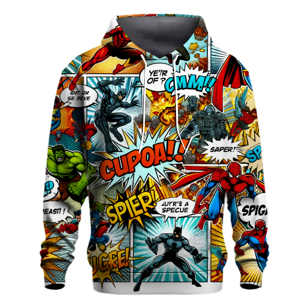 Comic Book Heroes Hoodie