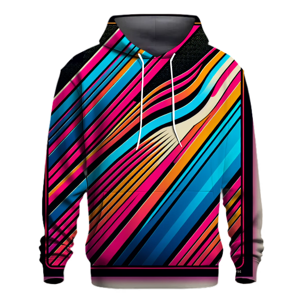 70s Groove Stripes Hoodie