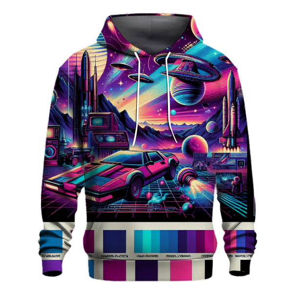 80s Sci-Fi Visions Hoodie