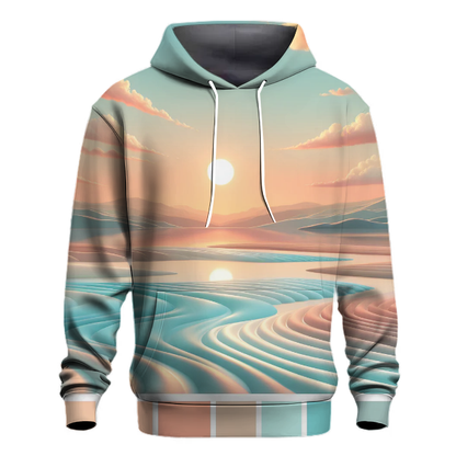 Dawn Over River Gradient Hoodie