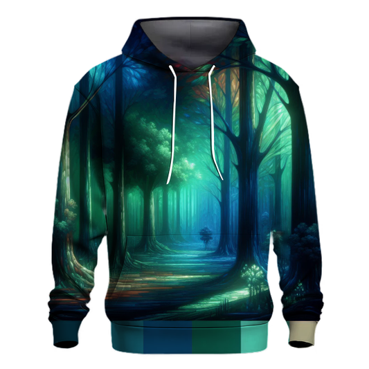 Mysterious Forest Night Hoodie