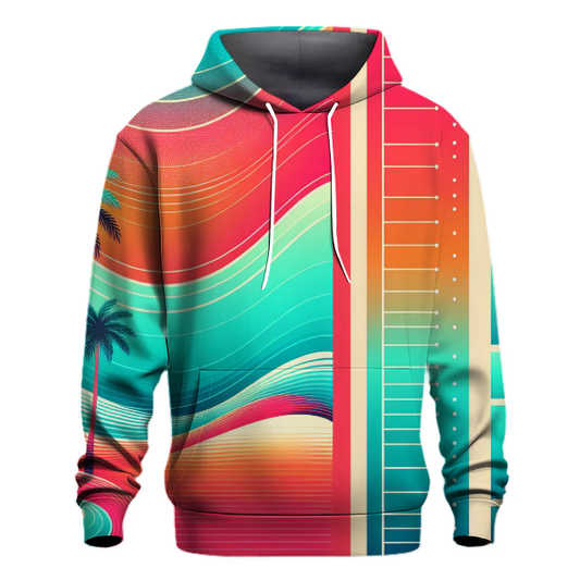 Vibrant Tropical Splash Hoodie