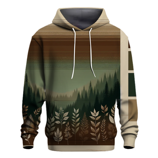 Rustic Forest Gradient Hoodie