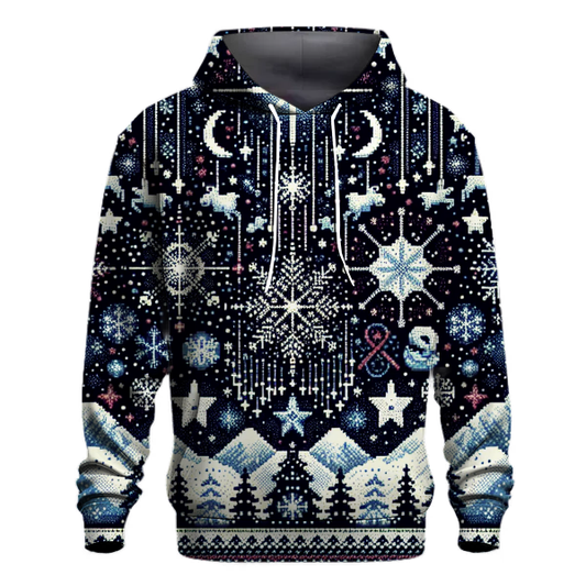 Twinkling Starry Nights Design Hoodie