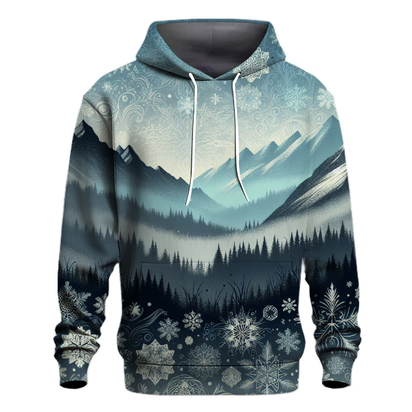 Frosty Mountain Gradient Hoodie