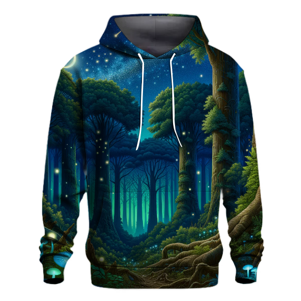 Mystical Forest Night Hoodie